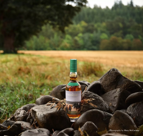 The Macallan Anecdotes of Ages Collection: Cattle Barley and Potatoes Bottle in Rocks