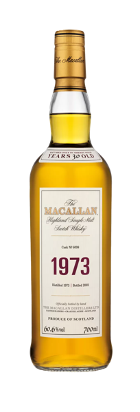 The Macallan fine and rare whisky bottle