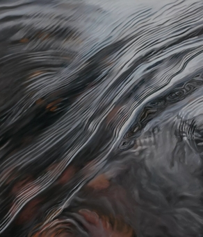 Ripples of Water in The River Spey