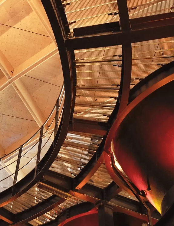 Interior inside The Macallan Distillery