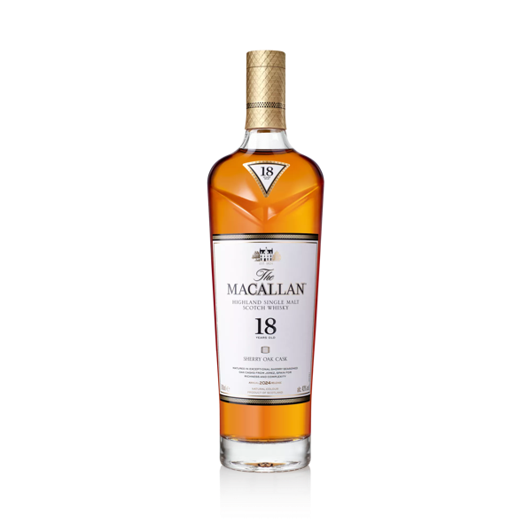 the macallan whisky bottle and pack