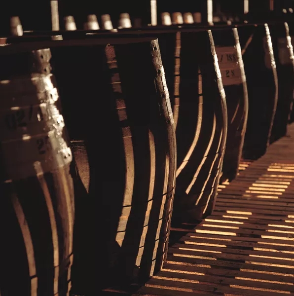 The Macallan Sherry Oak Casks Lined Up