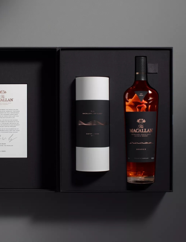 the macallan genesis open whisky pack