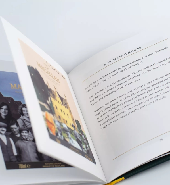 The Macallan Anecdotes of Ages: A New Era of Advertising Open Book