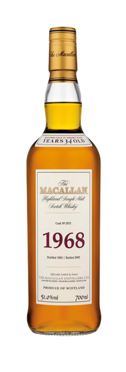 The Macallan 1968 シングルモルトウイスキー The Macallan 1968, Cask No. 2875 Fine & Rare Whisky - The Macallan®