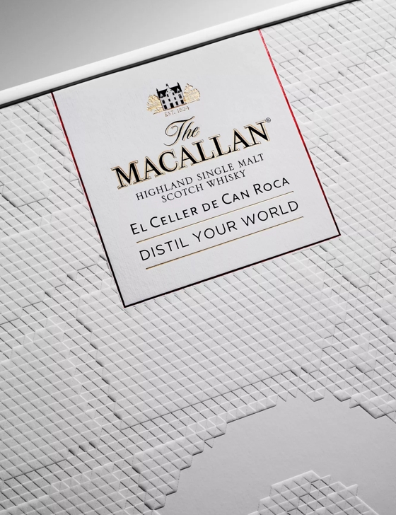 The Macallan Distil Your World London Up-Close Pack Detail