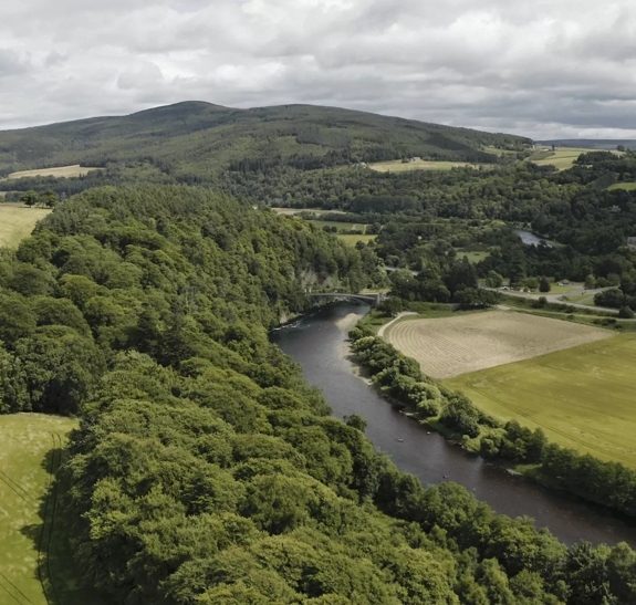 The Macallan Estate from above