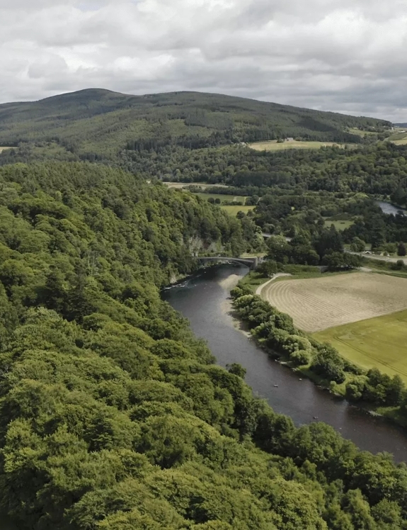 The Macallan Estate from above
