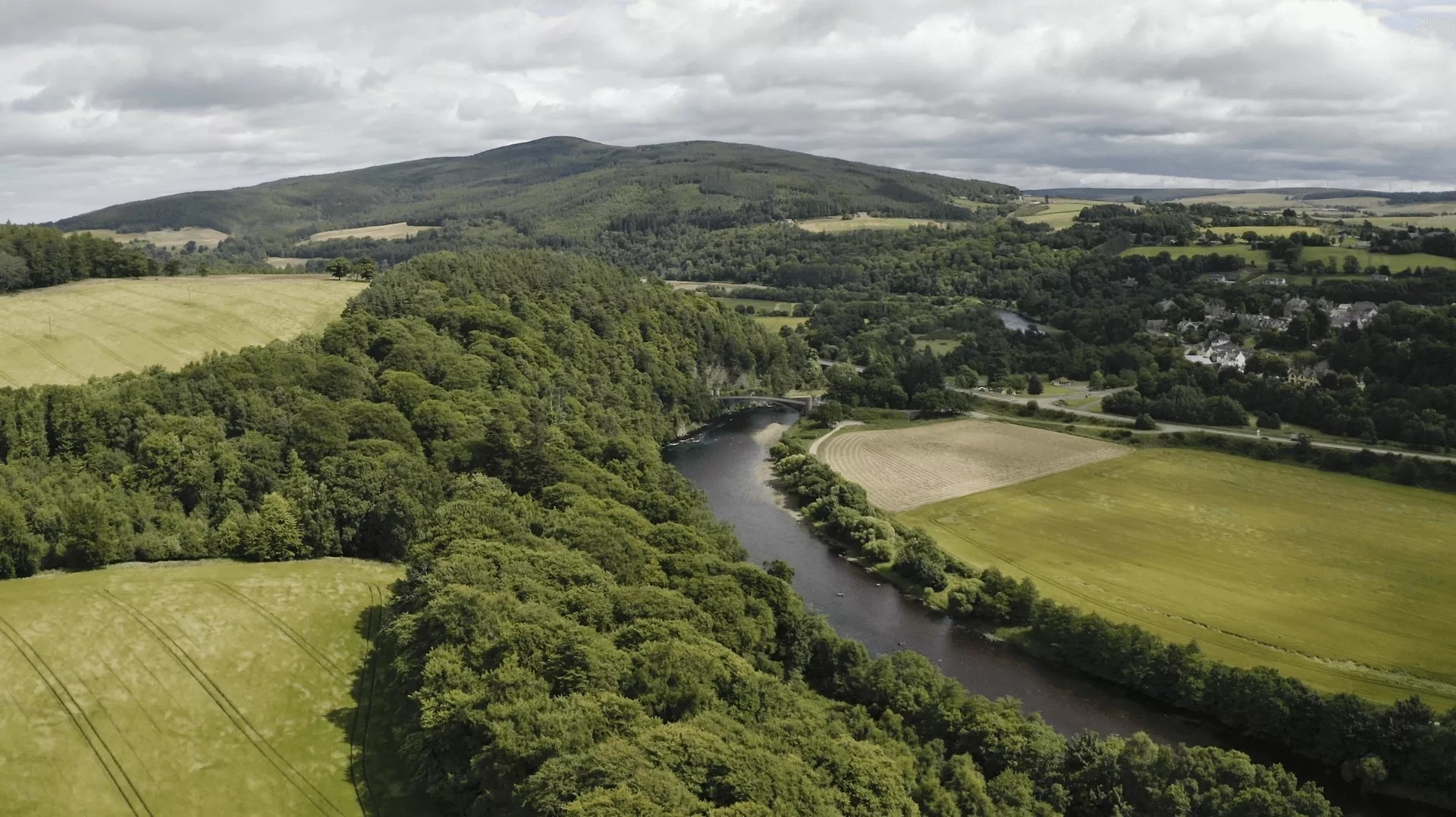 The Macallan Estate from above