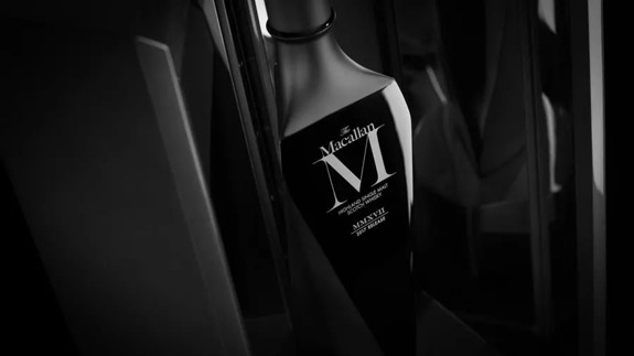 The Macallan M collection bottle close up