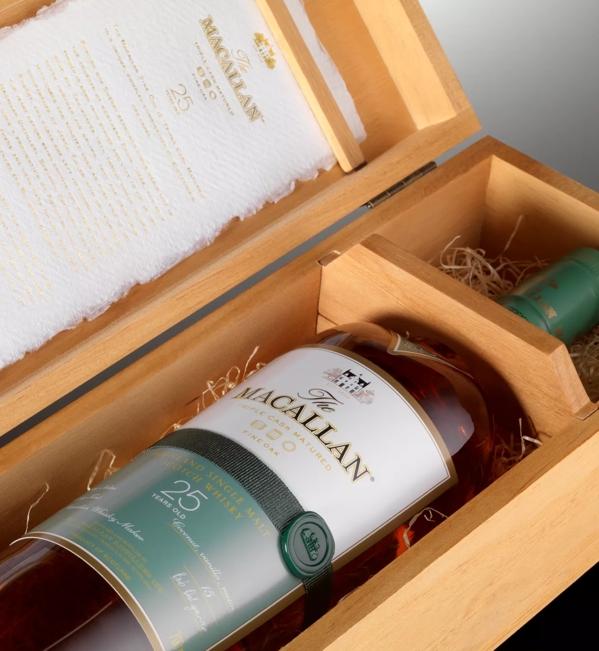 The Macallan Fine Oak 25 Years Old Mood Shot Bottle in Box