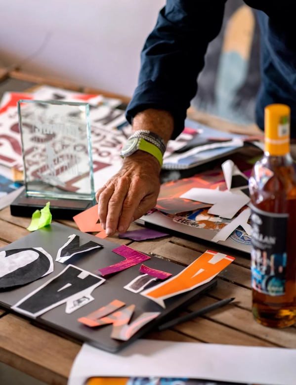The Macallan Concept no.3 David Carson Designing Artwork