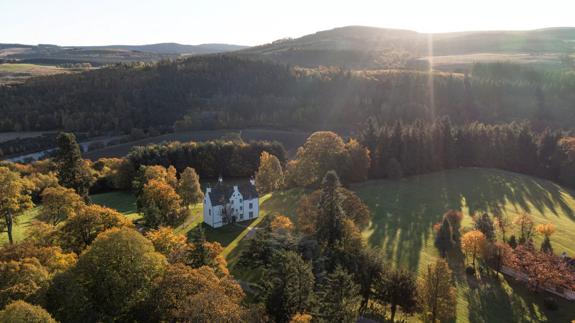 The Macallan Easter Elchies House From Above with Estate