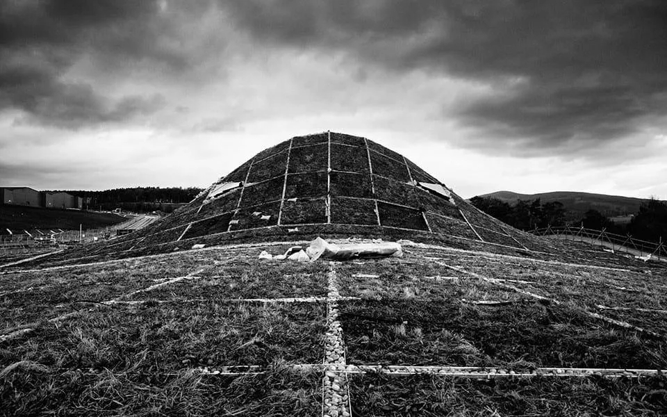 The Macallan Paolo Pellergrin Photography Grass Roof in Black and White