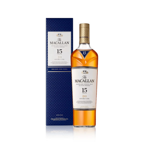 The Macallan Double Cask 15YO Bottle and Pack 700ml
