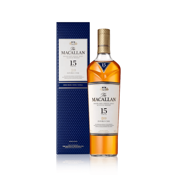 The Macallan Double Cask 15YO Bottle and Pack 700ml
