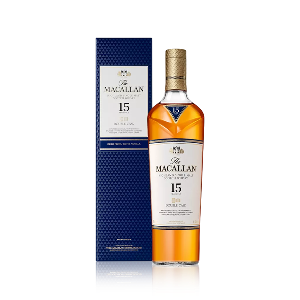 The Macallan Double Cask 15YO Bottle and Pack 700ml
