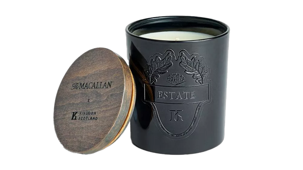 the macallan candle and lid