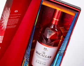the macallan a night on earth the journey whisky bottle and packaging