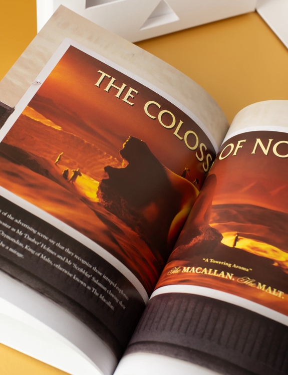 The Macallan Folio 8 book open