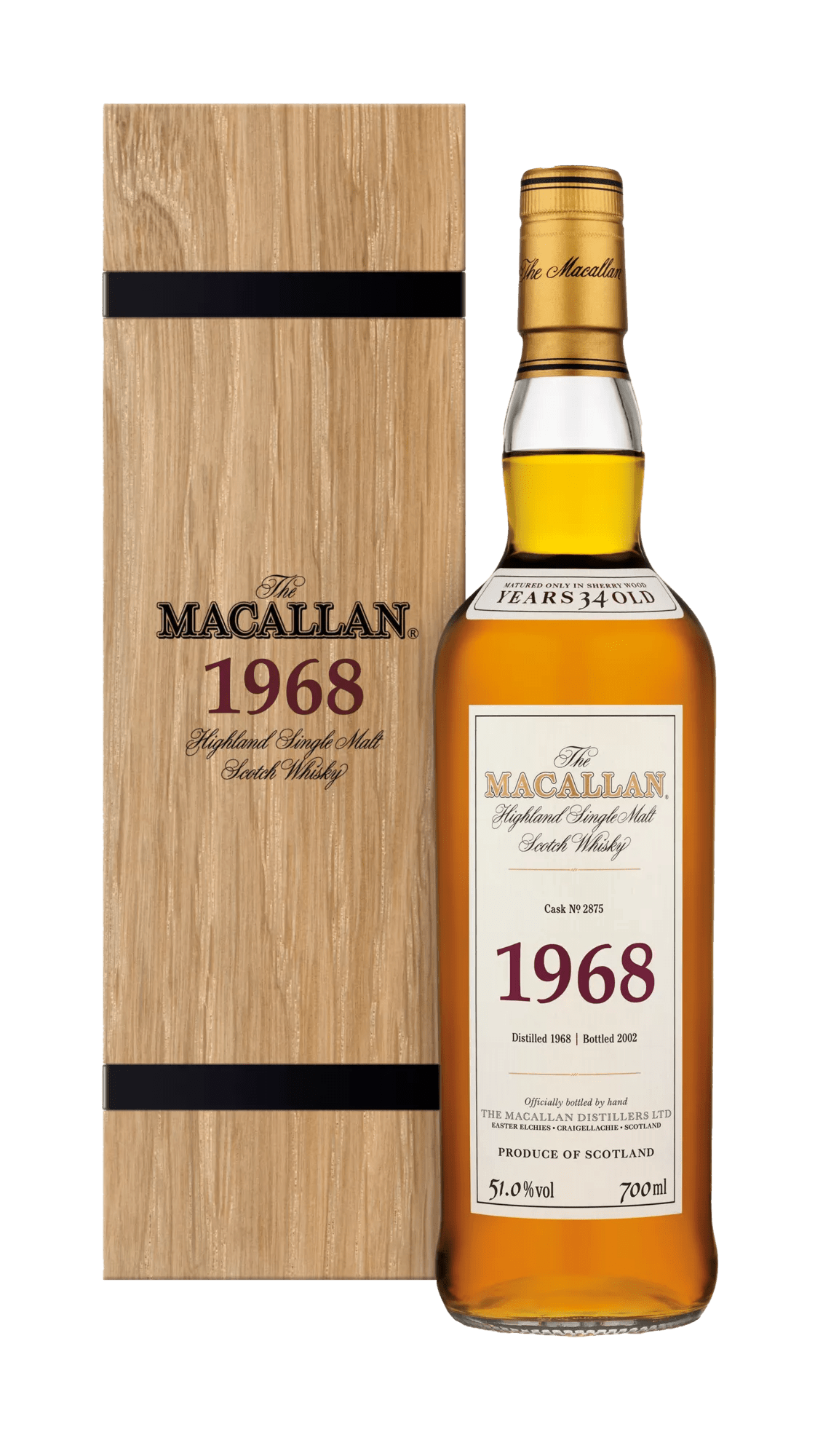 The Macallan 1968, Cask No. 2875 Fine & Rare Whisky - The Macallan®