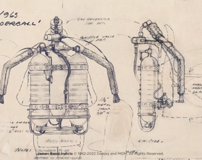 The Macallan James Bond Collection illustration of a suit