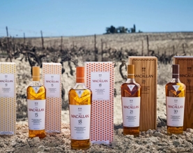 the macallan colour collection whisky bottles