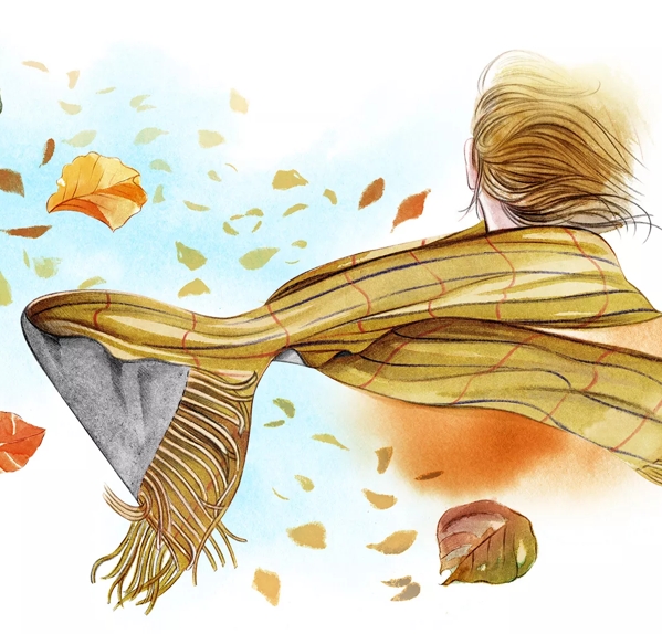 Illustration of The Macallan Lifestyle Collection Cashmere Scarf