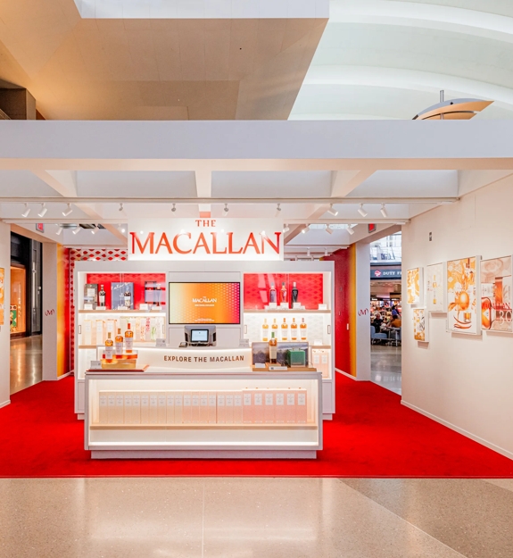The Macallan pop up at LAX