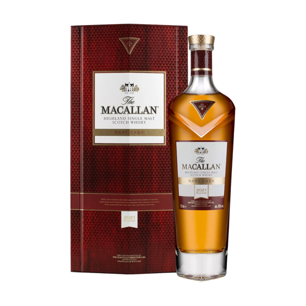the macallan rare cask 2021 bottle and box