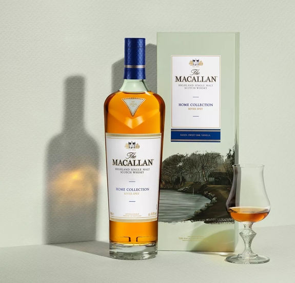 The Macallan Home Collection River Spey Bottle Pack and Dram