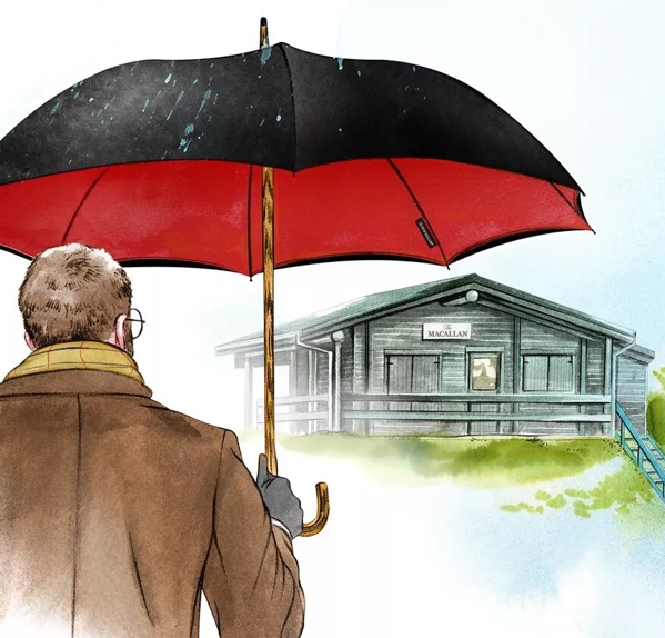 Illustration of The Macallan Lifestyle Collection Umbrella