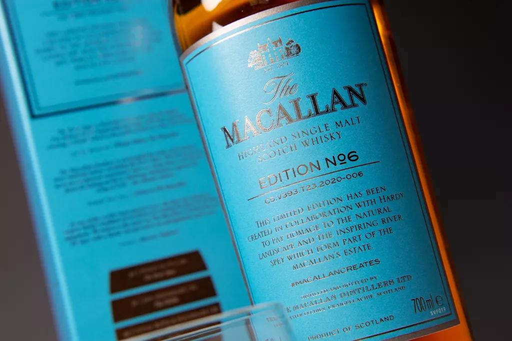 The Macallan Edition No. 6 Close Up Label Pack