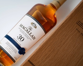 the macallan double cask 30 years old whisky bottle lifestyle images