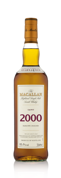 the macallan fine and rare 2000 whisky bottle pack