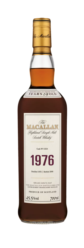 The Macallan fine and rare whisky bottle