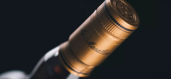 The Macallan Fine and Rare Bottle Top Mood Shot