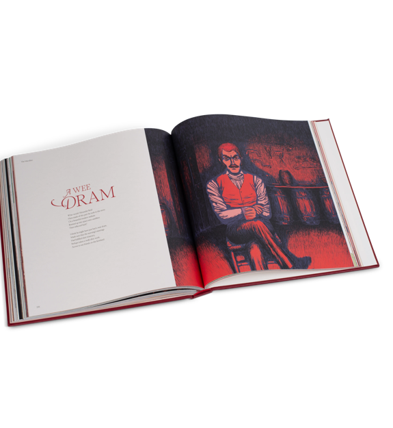 Open page of The Macallan The Heart of The Spirit Book