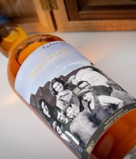 The Macallan Anecdotes of Ages Collection: Down to Work Bottle Lying Flat Mood Shot