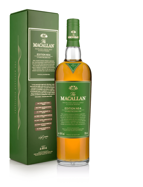 The Macallan Edition No. 4 Bottle and Pack