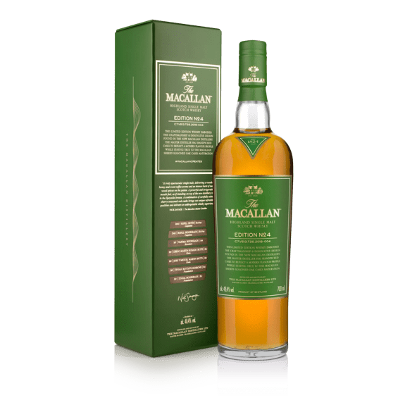 The Macallan Edition No. 4 Bottle and Pack