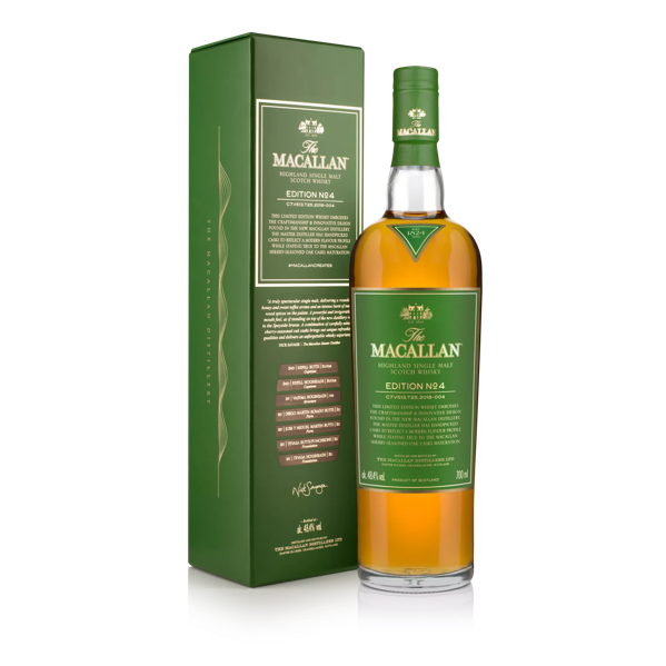 The Macallan Edition No. 4 Bottle and Pack