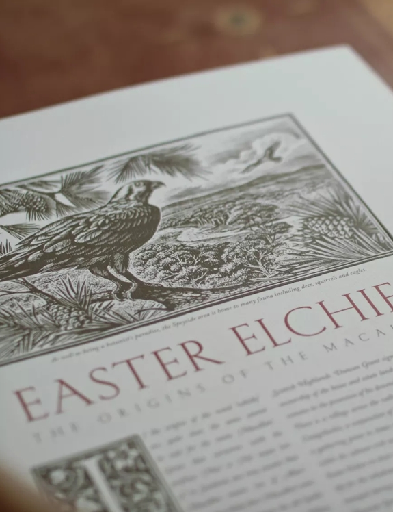 the laird of easter elchies book close up