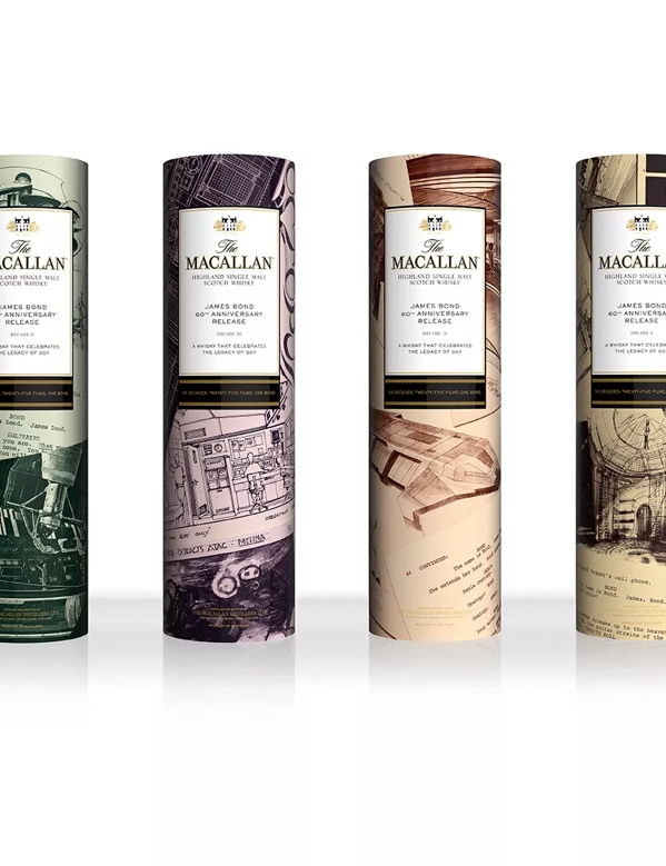 The Macallan James Bond Collection Full Range 