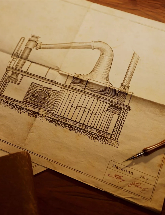 tales of the macallan drawing of still