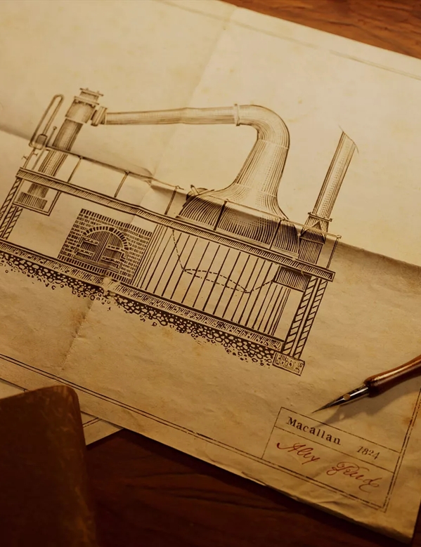 tales of the macallan drawing of still