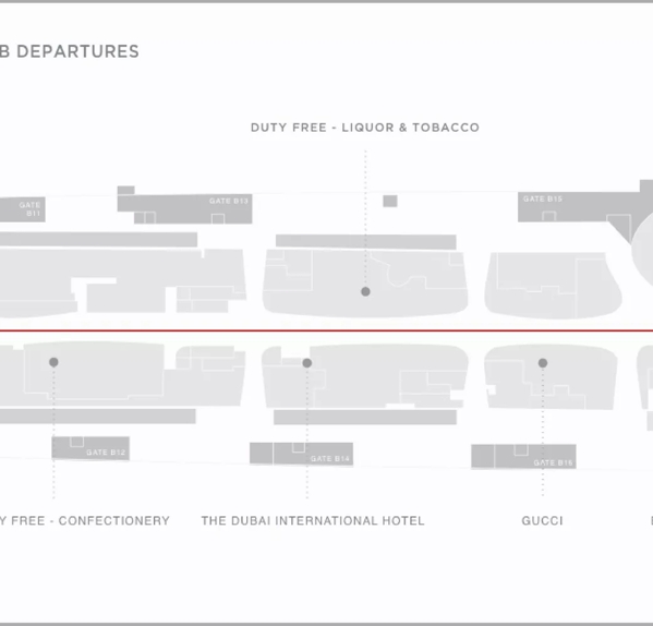 The Macallan Dubai Boutique Map