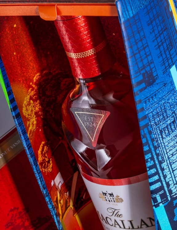 the macallan a night on earth the journey whisky bottle inside pack