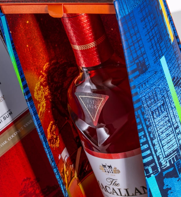 the macallan a night on earth the journey whisky bottle inside pack