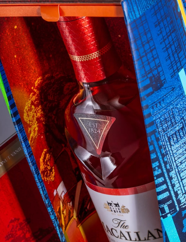 the macallan a night on earth the journey whisky bottle inside pack